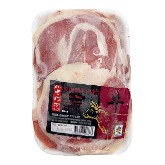 [Frozen] Old Beifang Premium Hot Pot Fatty Beef Slices 350g