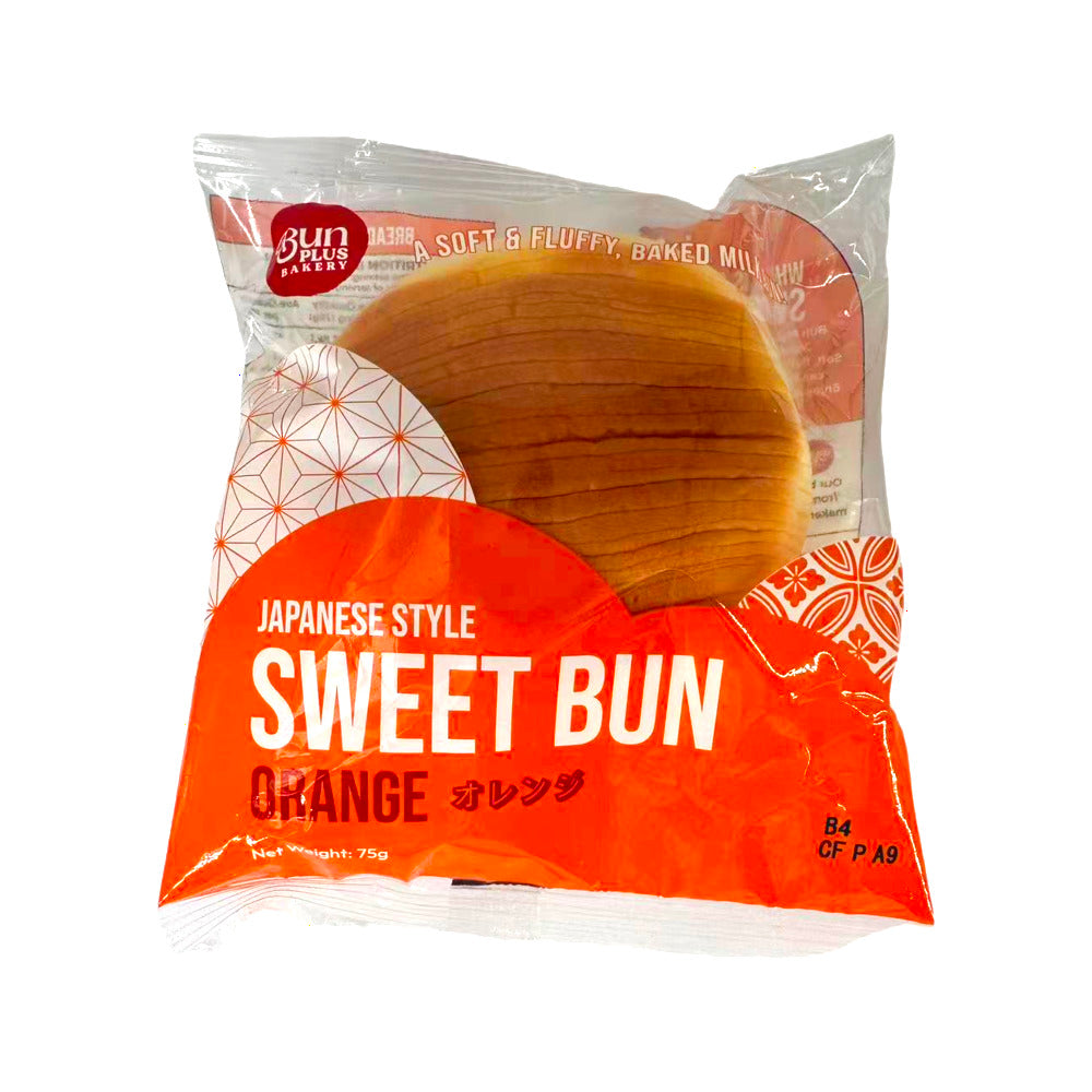 Bun-Plus-Japanese-Style-Sweet-Bun---Orange-Flavor,-75g-1