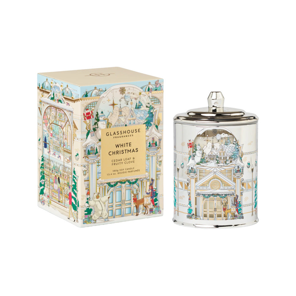 Glasshouse-White-Christmas-Soy-Candle-380g-–-Cedar-Leaf-&-Fruity-Clove-(Gift-Box)-1