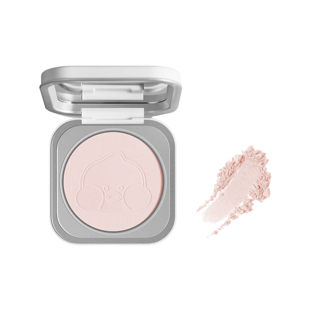 Menow Dudu Duck Skin Nourishing Powder Compact #P03 Vitality Pink - 7g-1