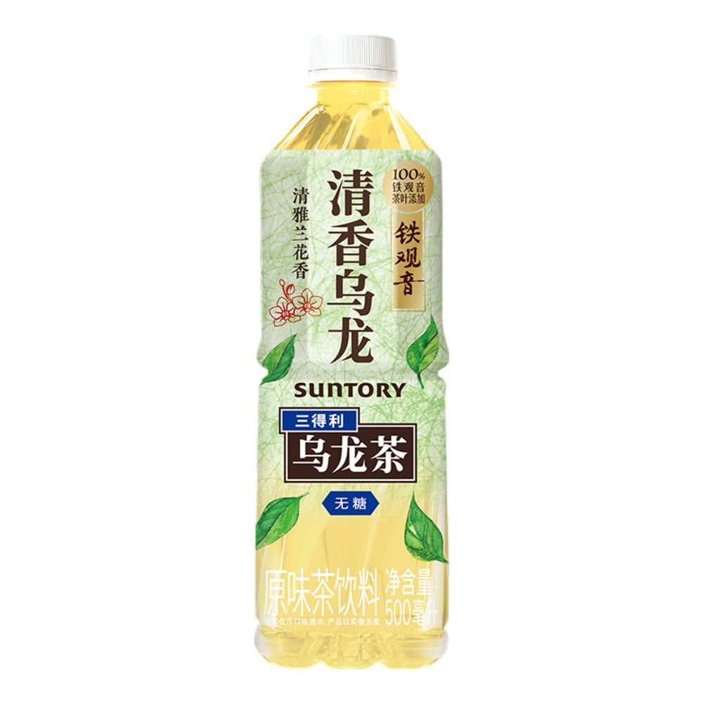 Suntory-Tieguanyin-Oolong-Tea,-Unsweetened---500ml-x-2-1
