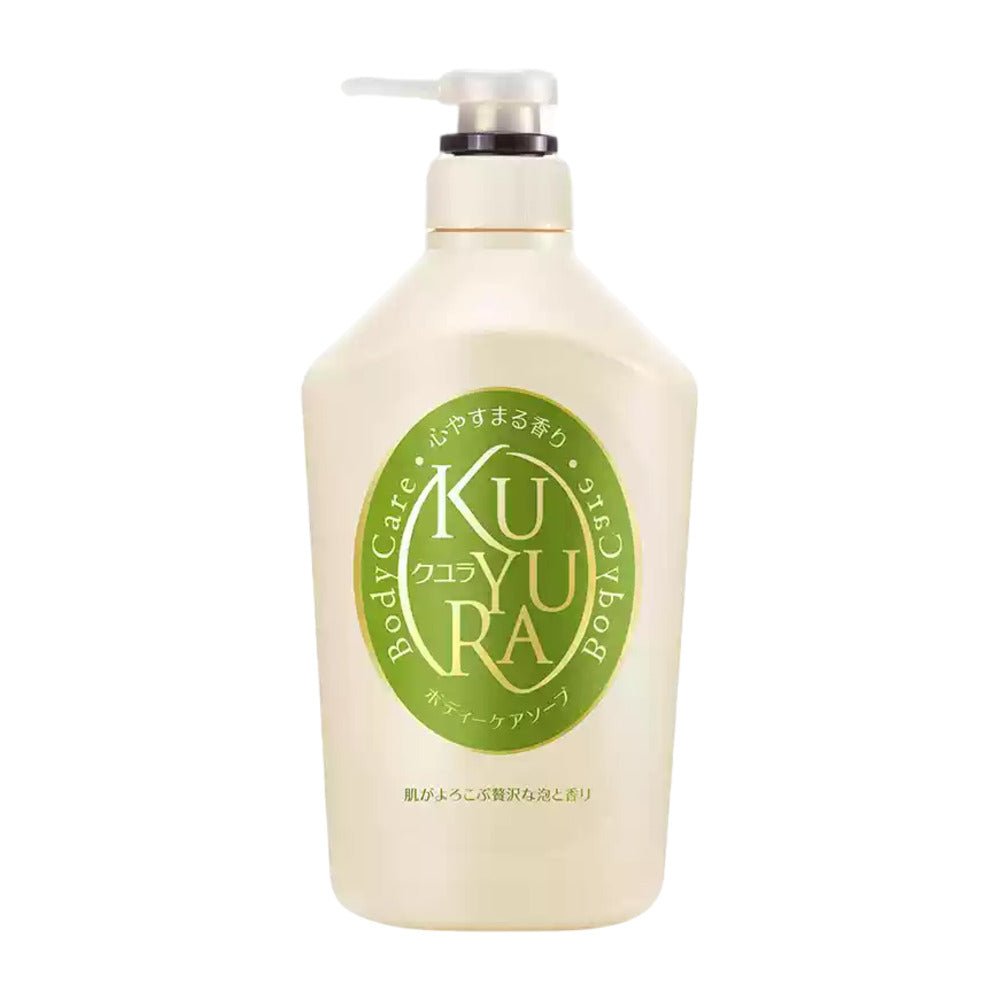 Shiseido-Kuyura-Beauty-Skin-Body-Wash---Japanese-Tea-Garden-Scent,-550ml-1