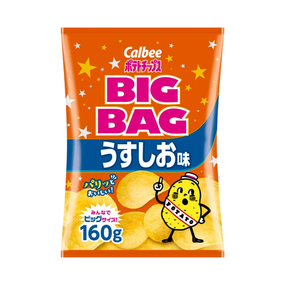 Calbee-Big-Bag-Potato-Chips---Lightly-Salted,-160g-1