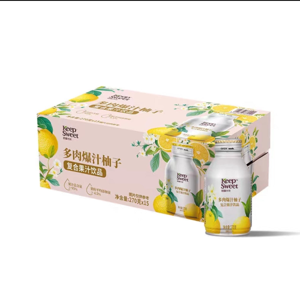 Keep-Sweet-Pomelo-Pulp-Mixed-Fruit-Juice-Drink-270-g-x-15-Bottles-–-Limited-Import-1