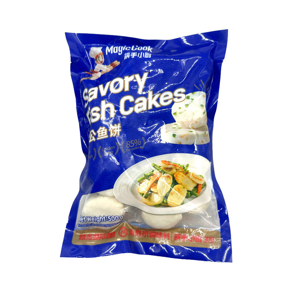 Haidilao-Magic-Cook-Frozen-Savory-Fish-Cakes-–-500g---Fish-Patties-for-Hot-Pot-&-Stir-Fry-1