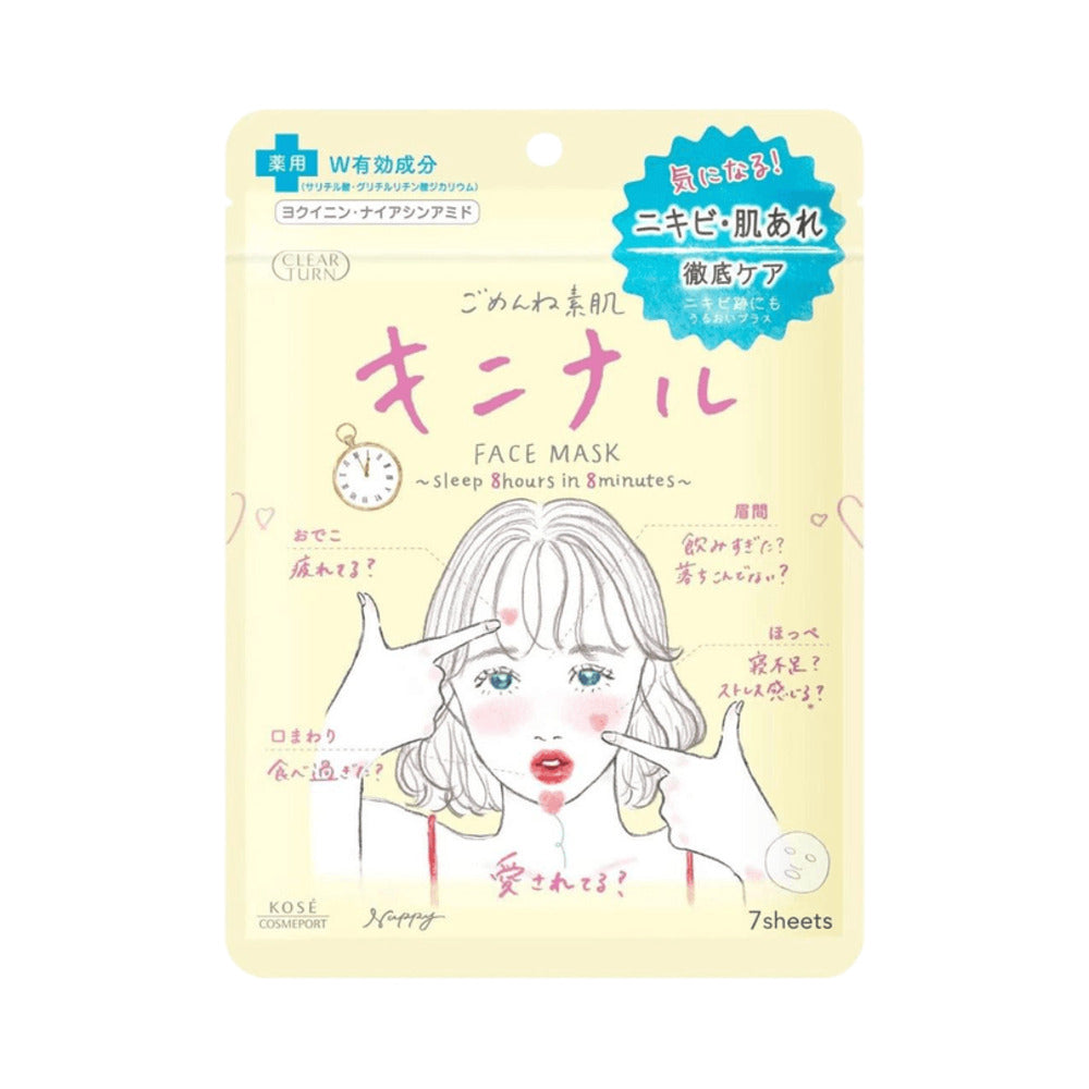 Kose-Cosmeport-Clear-Turn-Acne-Care-Sheet-Mask-–-7-Sheets-1