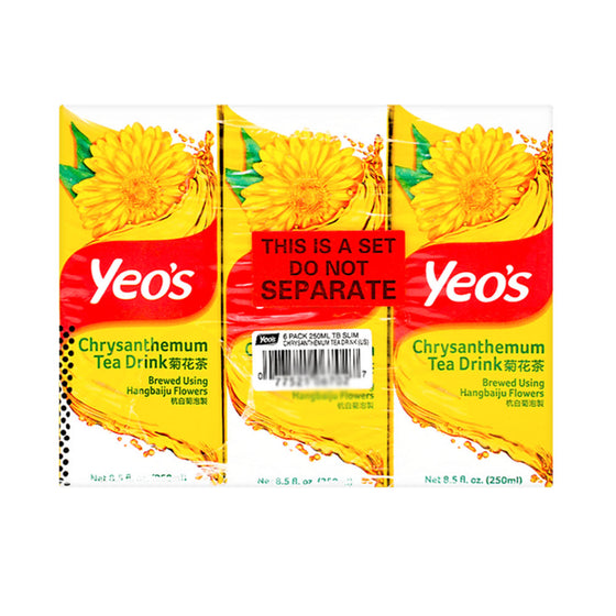 Yeo's Chrysanthemum Tea Drink - 6 Pack (250ml each)