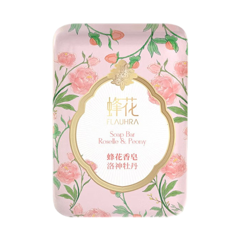 Flauhra-Roselle-&-Peony-Soap-Bar---125g-1