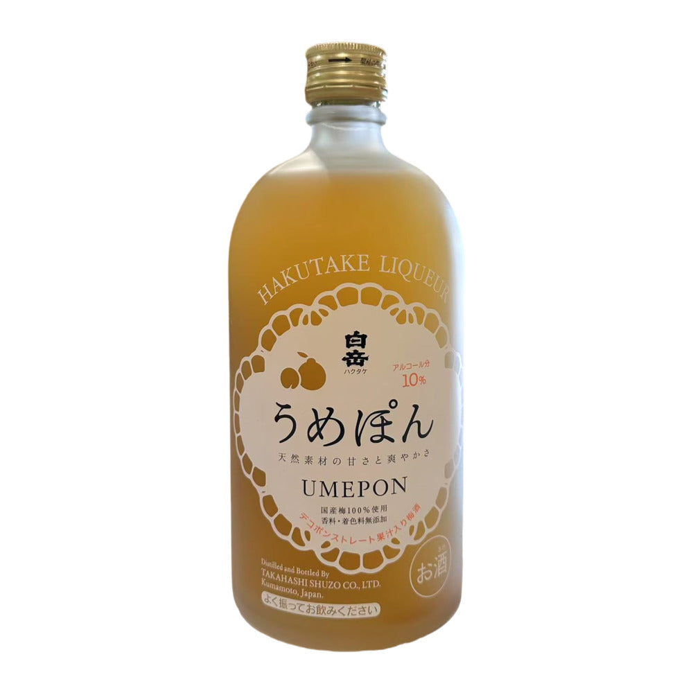 Hakutake-Umepon-Mikan-Plum-Liqueur-10%-ABV-–-300ml-Bottle---Japanese-Citrus-&-Plum-Wine-Liqueur-1