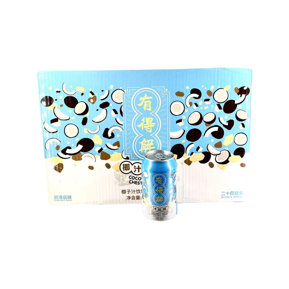 Youdejie-Coconut-Water-Chestnut-Drink---300ml-x-24-Cans-1