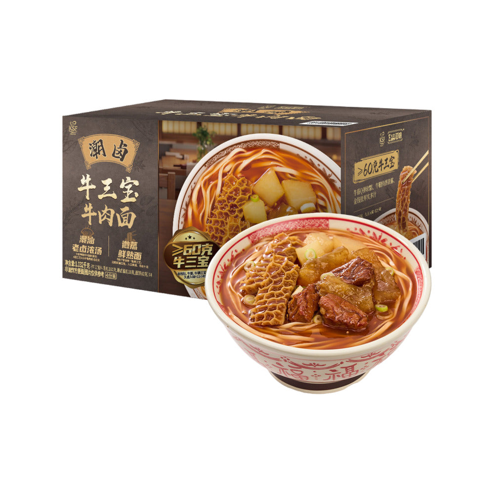 Master-Kong-Chaoshan-Style-Braised-Beef-Trio-Instant-Noodles-–-4-Packs-(258g-Each)---Brisket,-Tendon-&-Tripe-in-Rich-Broth-1