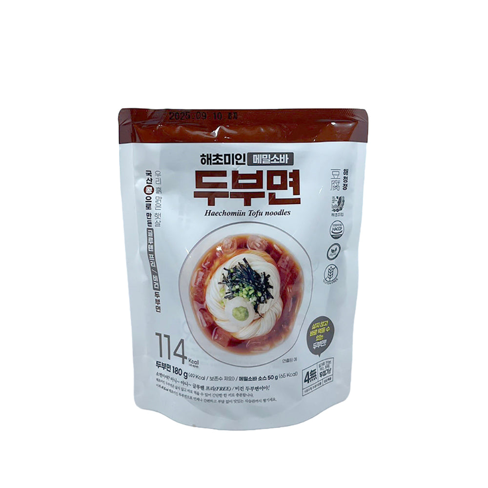 Haechomin-Tofu-Noodles-with-Buckwheat-Soba-Sauce-230g---Low-Calorie-Cold-Soba-Style,-Ready-in-4-Minutes-1