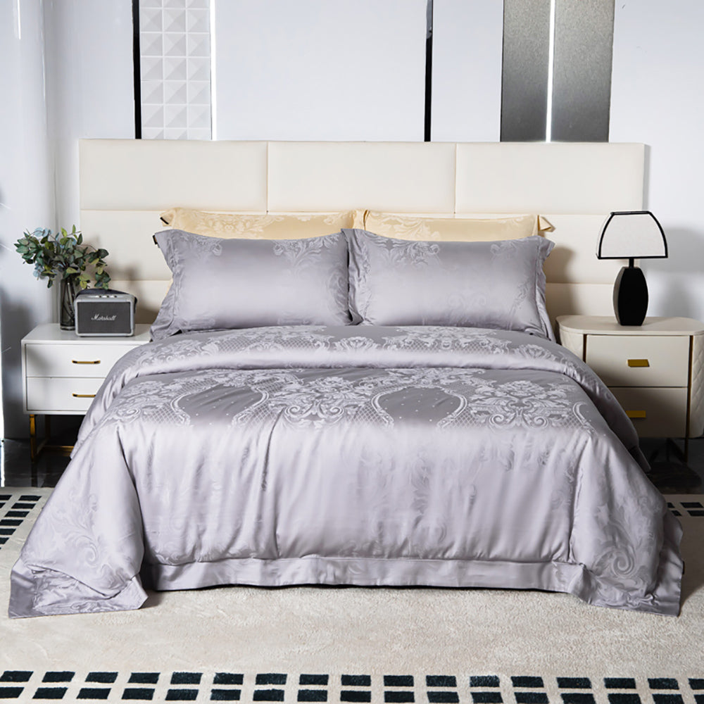 Heartin-Navillette-4‑Piece-Bedding-Set-–-Moonlight-Grey,-Double-(Gift-Boxed)-1