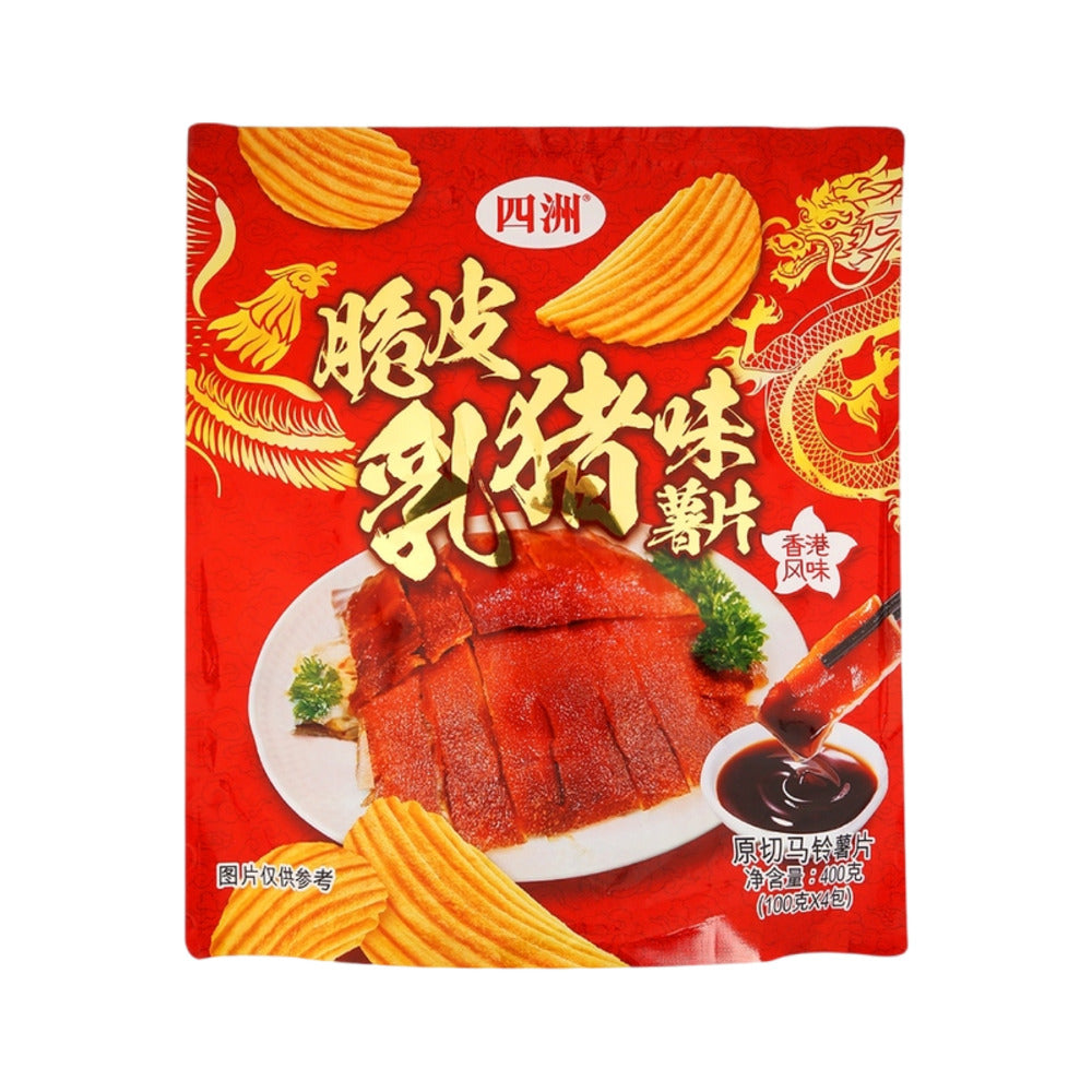 Four-Seas-Roast-Suckling-Pig-Flavour-Ripple-Cut-Potato-Chips-400g-–-Hong-Kong-Style,-Limited-Import-1