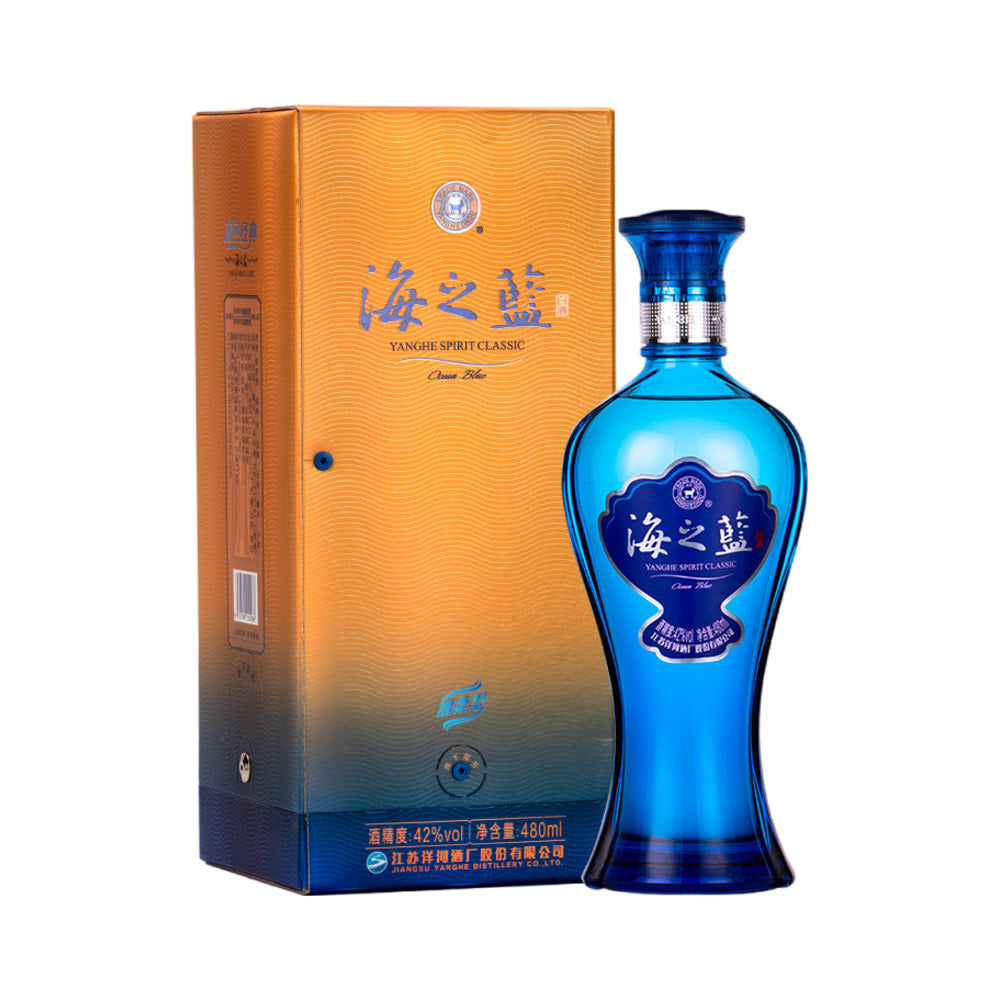 Yanghe-Blue-Classic-Ocean-Blue-Mellow-Baijiu-46%-480ml-1