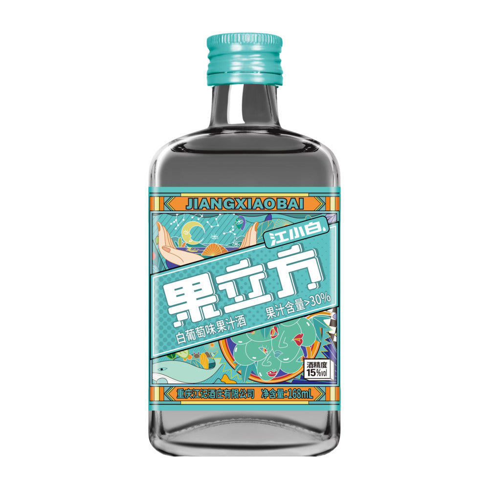 Jiangxiaobai-Fruit-Cube-White-Grape-Flavored-Fruit-Wine-15%---168ml-1