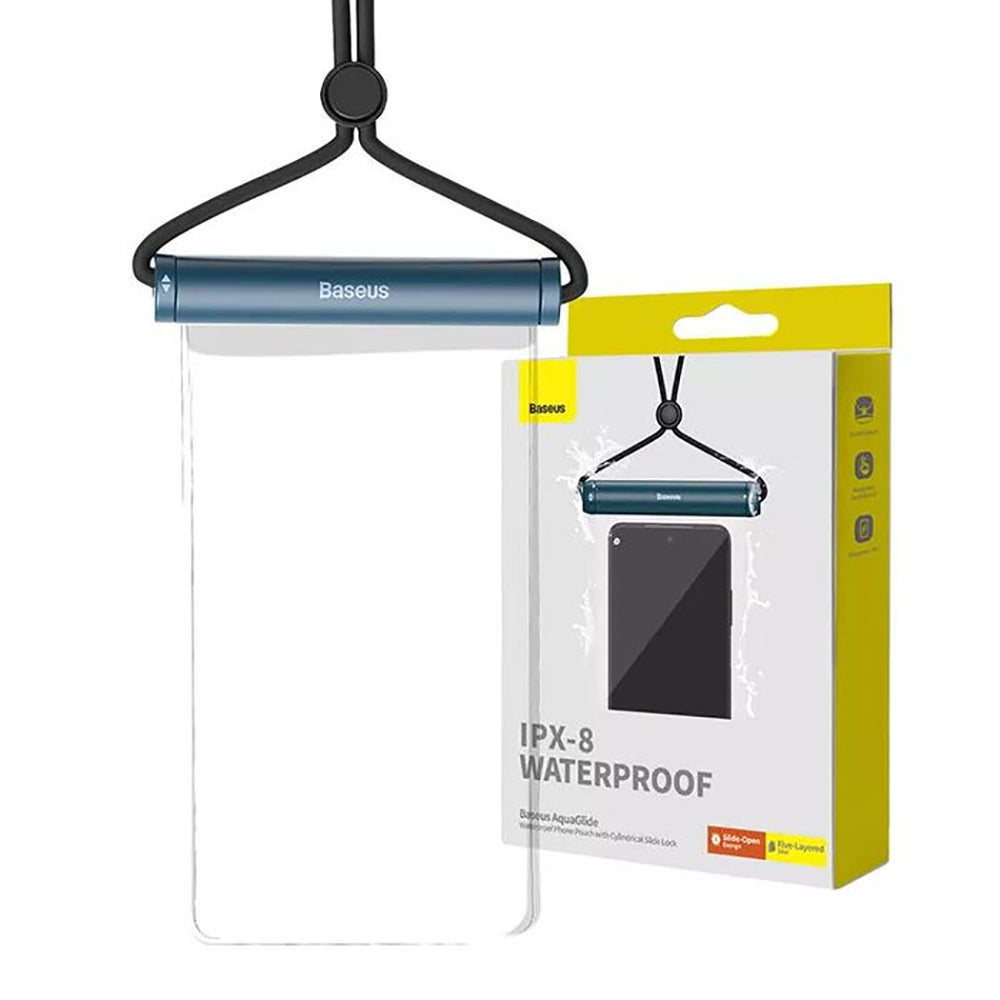 Baseus-AquaGlide-Cylindrical-Slide-Waterproof-Pouch---Ocean-Blue-1