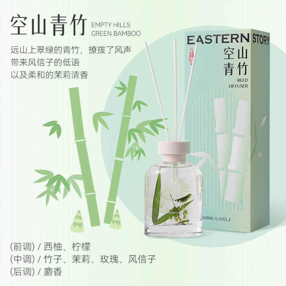 Airguard-Eastern-Story-Reed-Diffuser-–-Empty-Hills-Green-Bamboo-150ml---Flameless-Home-Fragrance-1