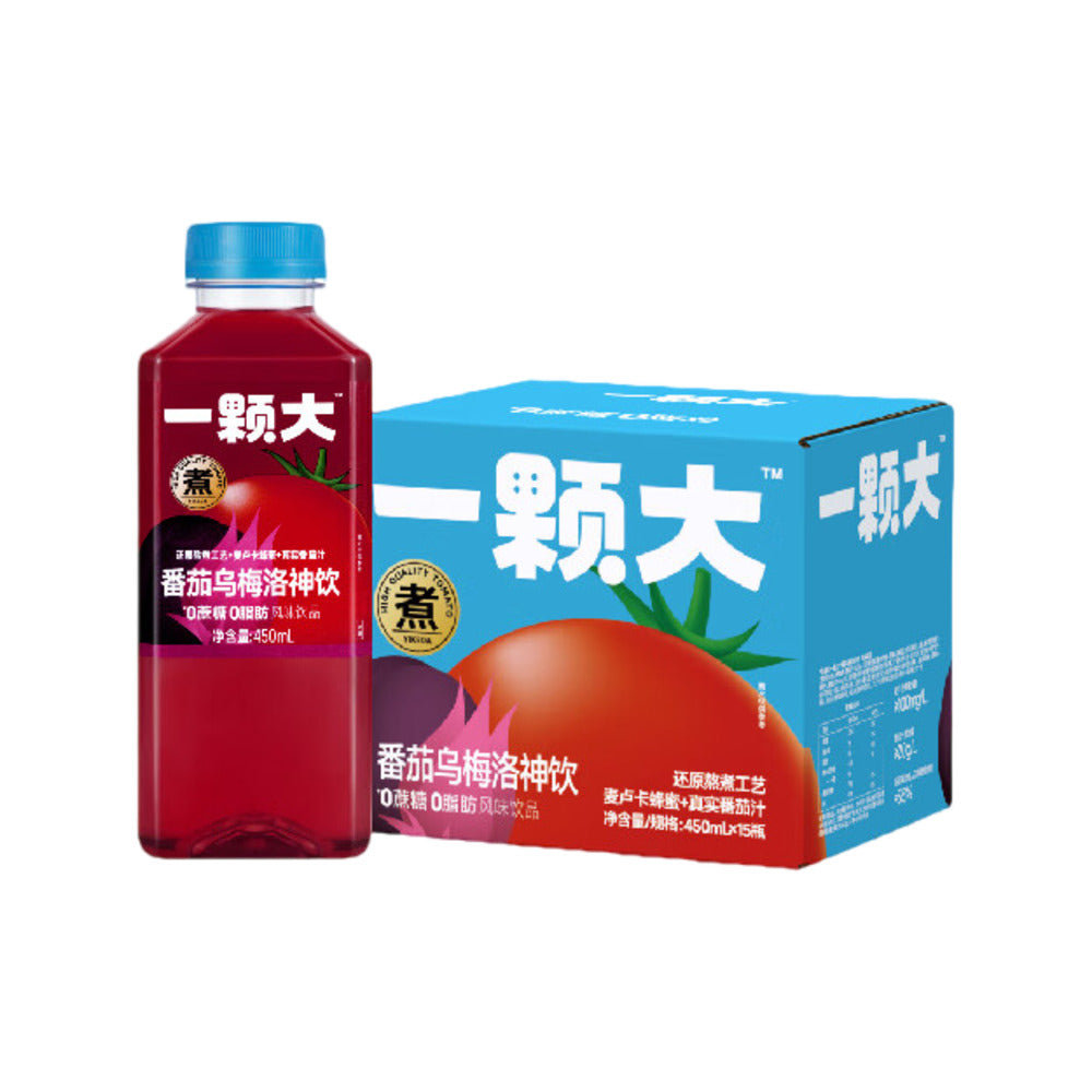 Yikeda-Tomato,-Smoked-Plum-&-Hibiscus-Drink-450ml-x-15-Bottles-(Case)-1