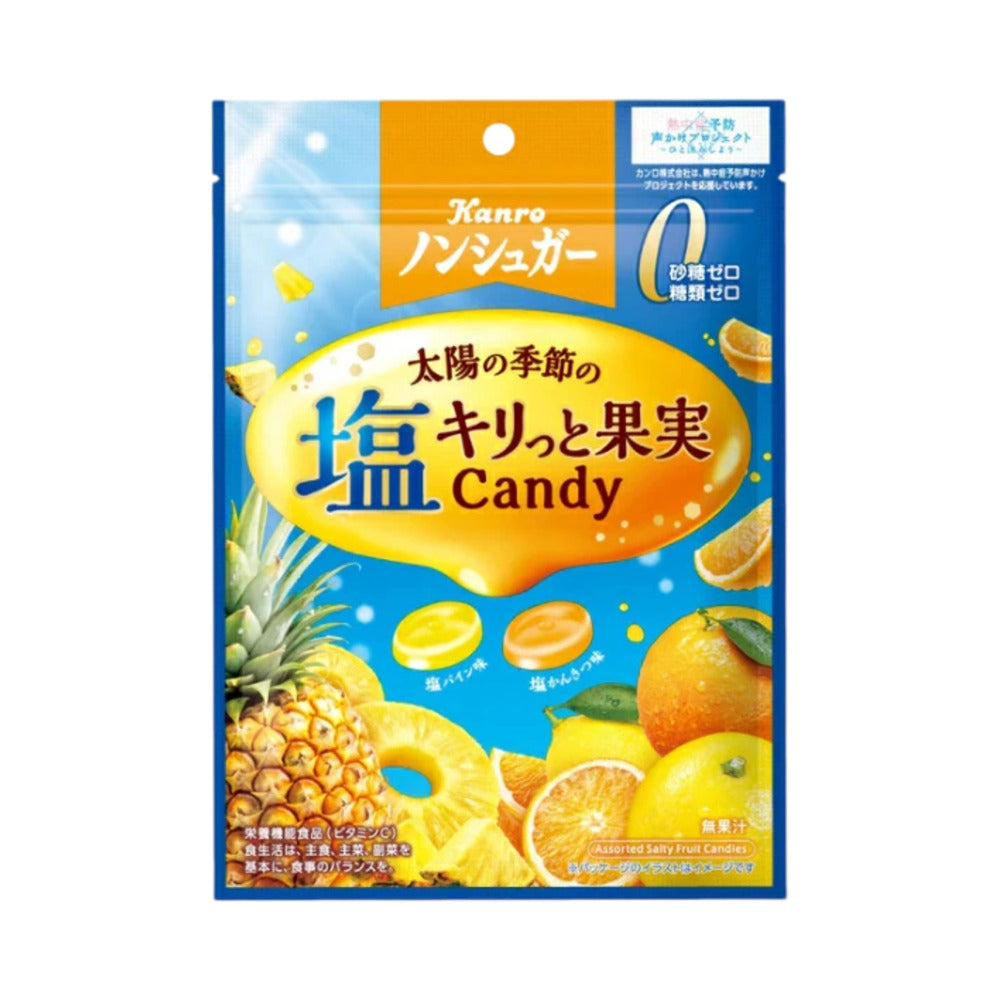 Kanro-Sugar-Free-Assorted-Salted-Fruit-Candy-(Pineapple-&-Citrus)-70g-1