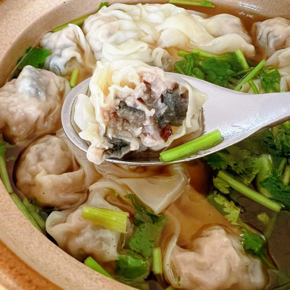 Duo-Le-Kitchen-Frozen-Century-Egg-and-Fresh-Pork-Wontons---15-Pieces,-220g-1