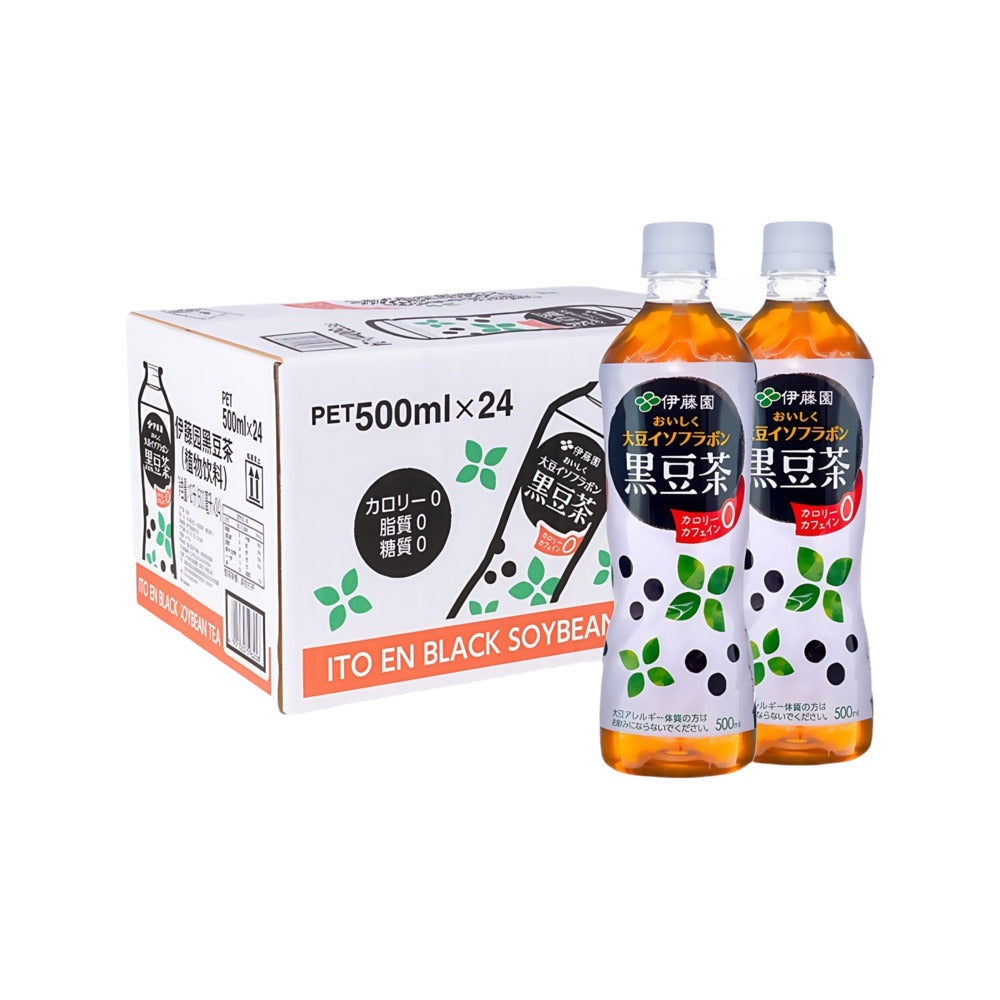 Ito-En-Black-Soybean-Tea-500ml-x-24---Caffeine-Free,-Zero-Calorie---Limited-Import-1