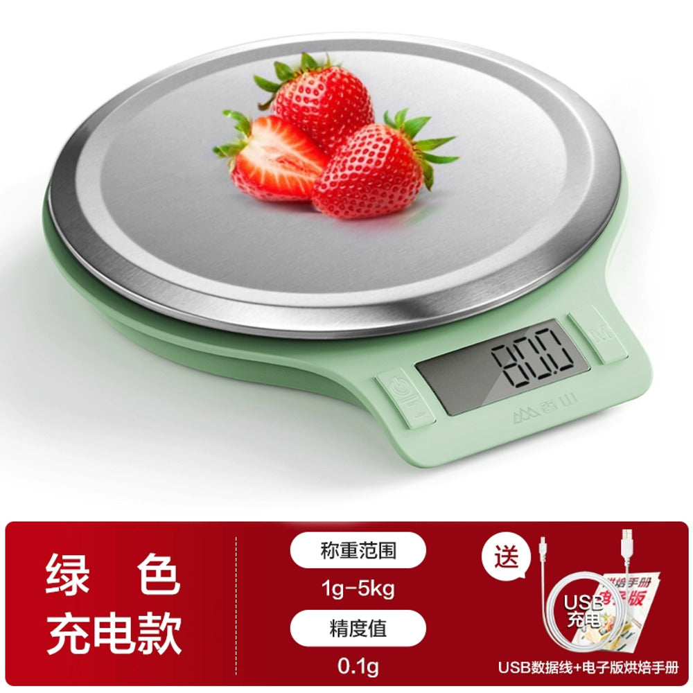 Xiangshan-Kitchen-Digital-Scale---Green,-Rechargeable-1