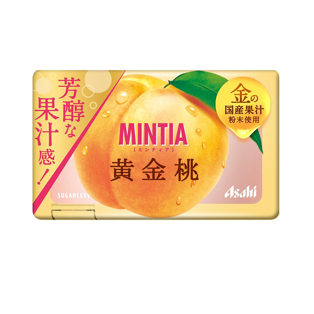 Asahi-MINTIA-Breath-Mints---Golden-Peach-Flavor,-50-Tablets,-7g-1