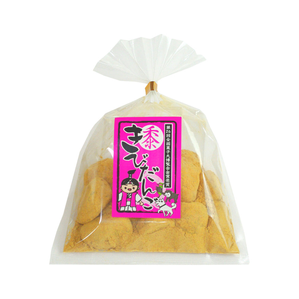 Seiki-Kibi-Dango-Japanese-Soft-Mochi-Rice-Cakes-Coated-with-Kinako-–-200g---Traditional-Okayama-Sweet-Treat-1