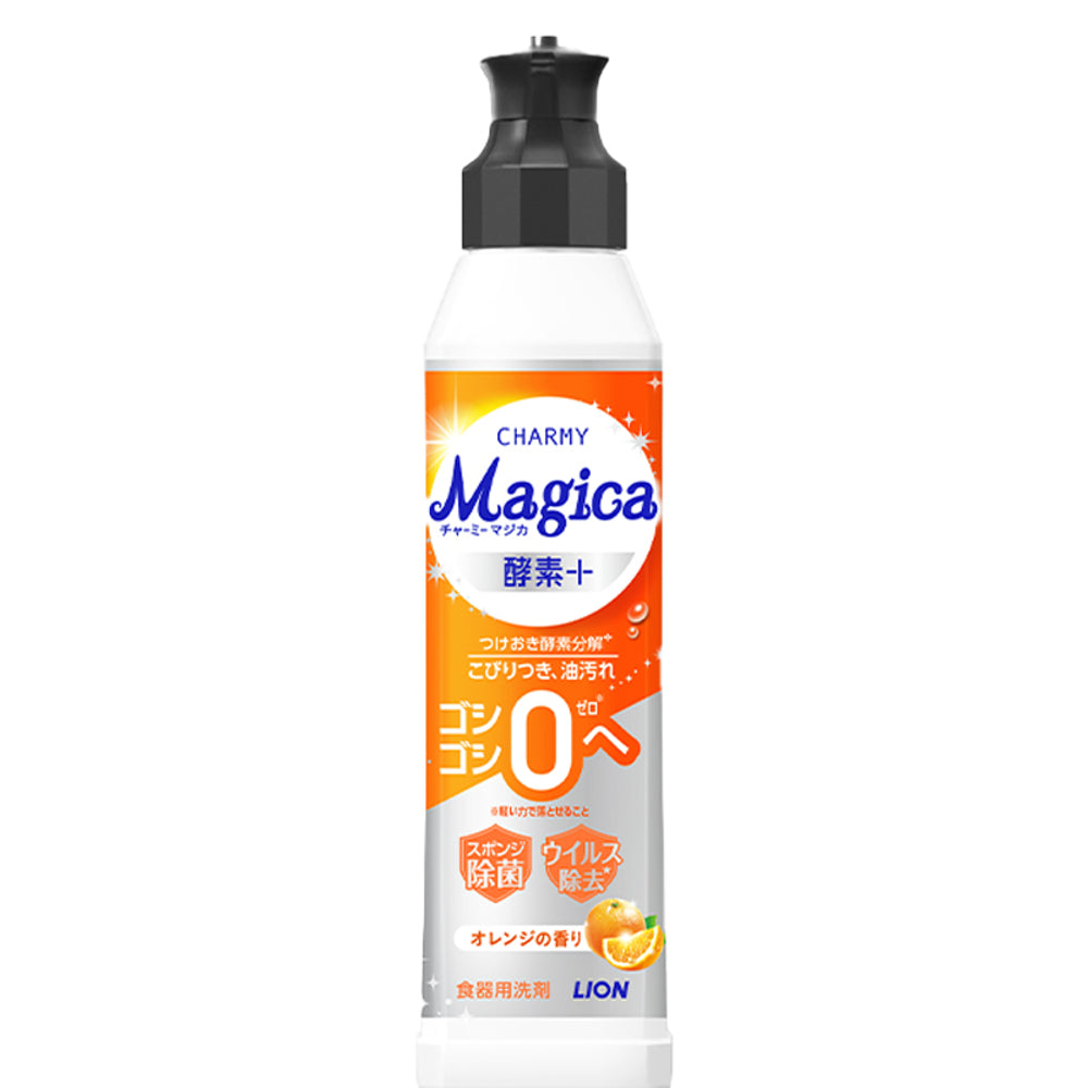 Lion-Charmy-Magica-Enzyme+-Dishwashing-Liquid---Fresh-Orange-220ml-1