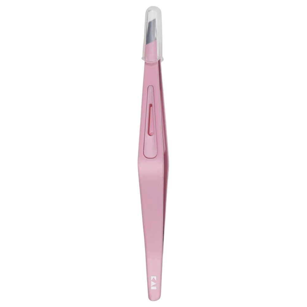 KAI-Precision-Slant-Tip-Eyebrow-Tweezers-–-Pink-1