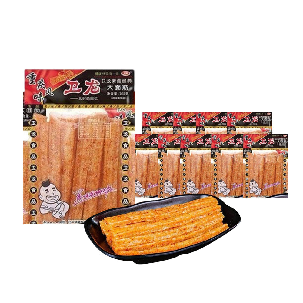 Weilong-Big-Wheat-Gluten-Snack-–-Chongqing-Mala-Flavour-102g---Spicy-Wheat-Gluten-Sticks-1
