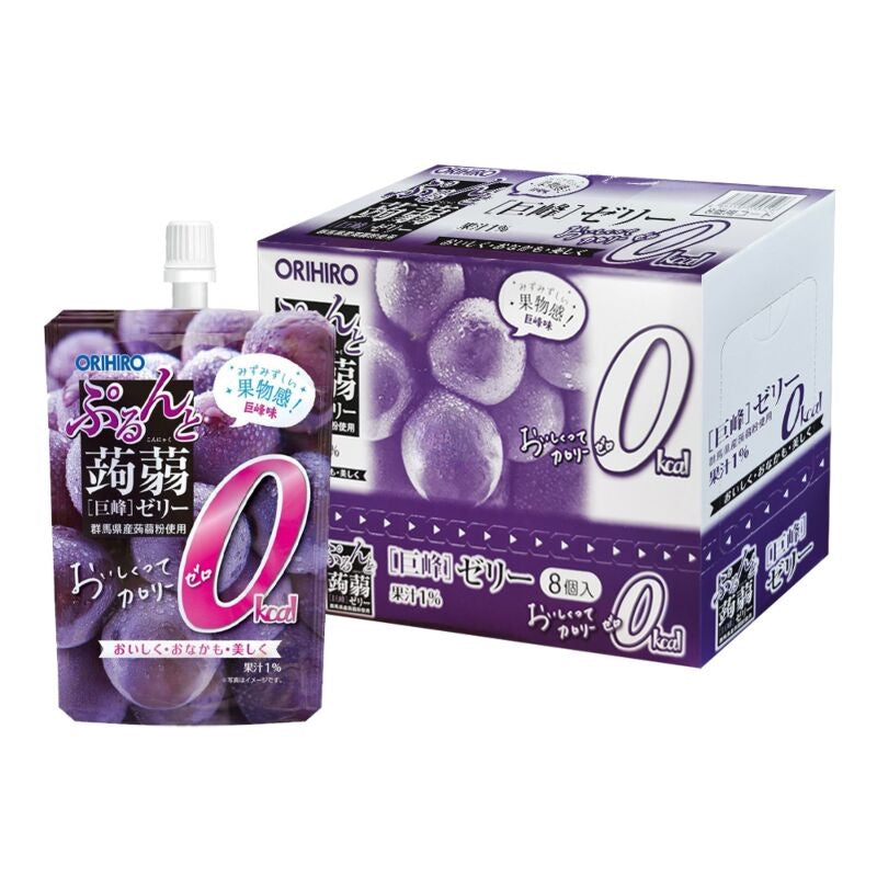 Orihiro-Konjac-Jelly,-Zero-Calorie,-Kyoho-Grape-Flavour,-130g-x-8-1