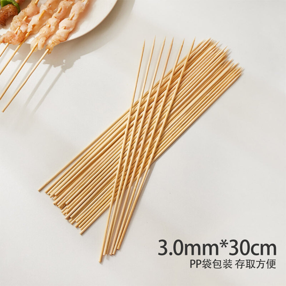 Bamboo Skewers 30cm - Pack of 50 x 3-1
