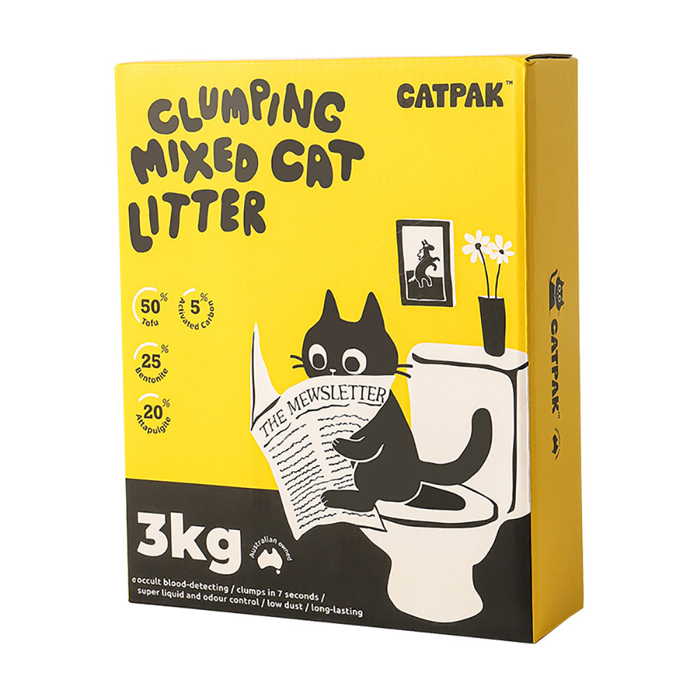 Catpak Clumping Mixed Cat Litter - 3kg x 2-1