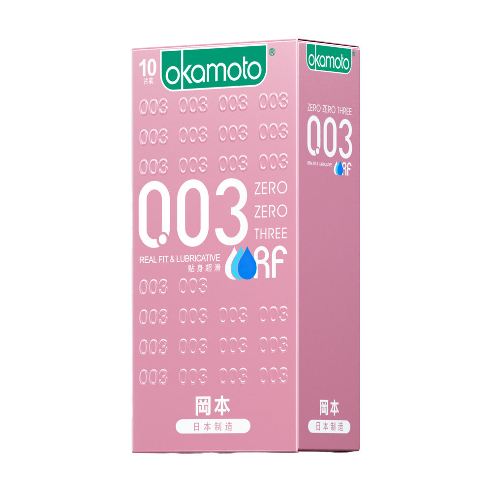 Okamoto-Zero-Zero-Three-(003)-Real-Fit-RF-Lubricated-Condoms---10-Count---Ultra-Thin-0.03-mm-1