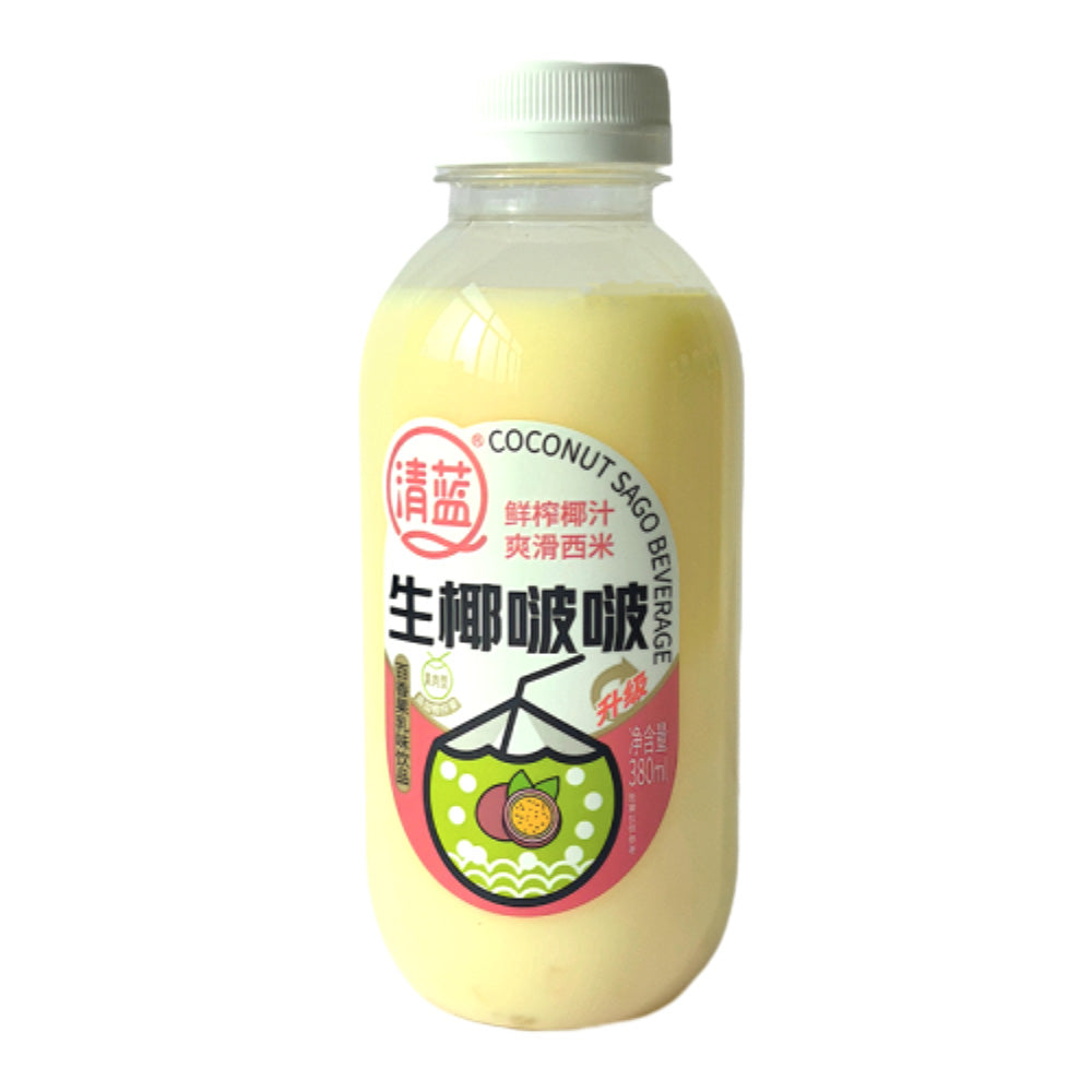Qinglan-Coconut-Sago-Beverage-Passion-Fruit-Flavor---380ml-1