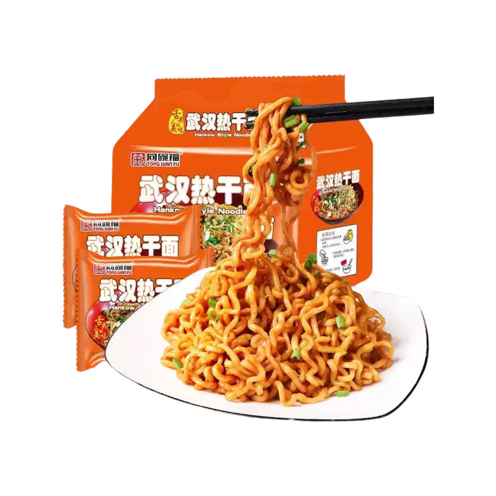 Tong Wan Fu Wuhan Hot Dry Noodles 5-Pack 116g Each-1