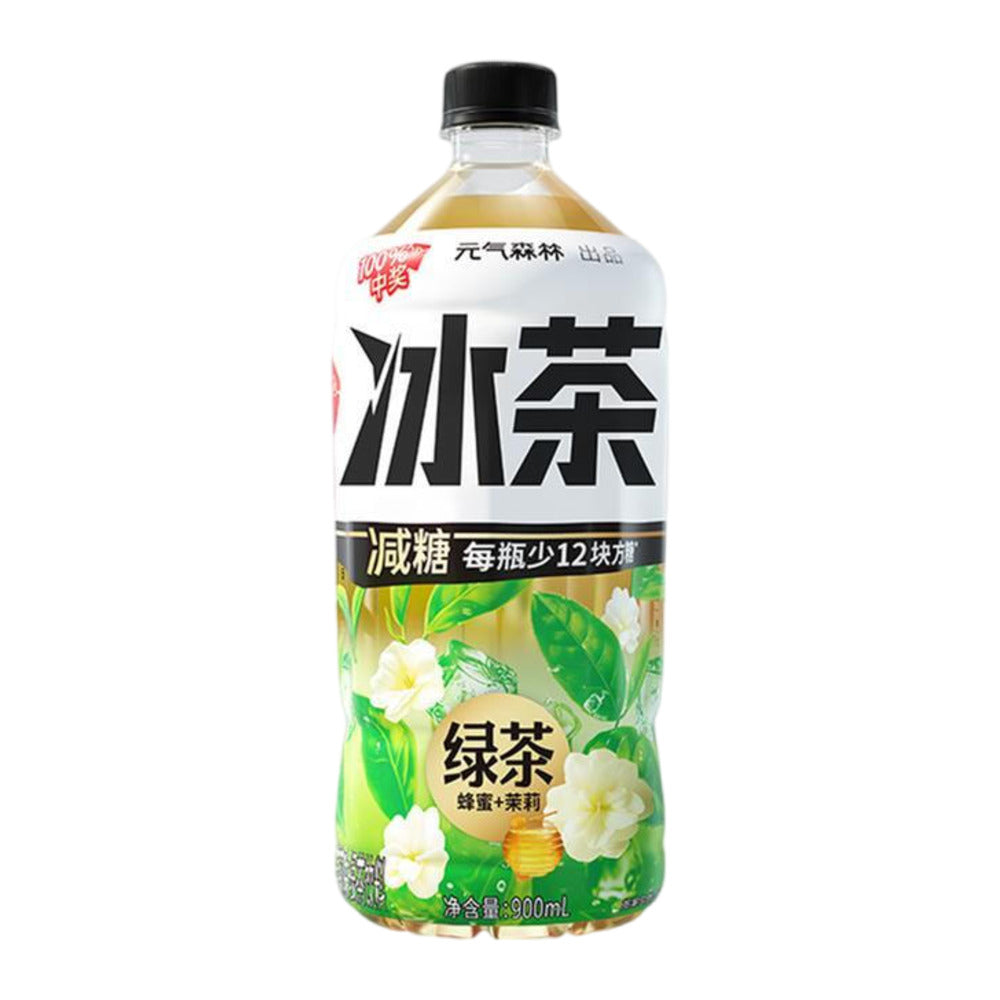 Genki-Forest-Iced-Tea-Honey-Jasmine-Green-Tea-900ml---2-Pack-1