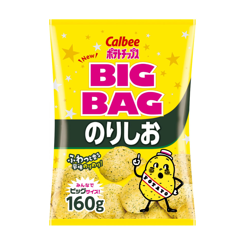 Calbee-Big-Bag-Potato-Chips---Seaweed-&-Salt-Flavour---160g-1