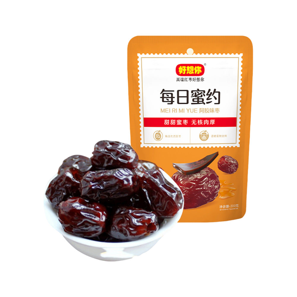haoxiangni-ejiao-flavour-seedless-red-dates-200g-limited-import-1
