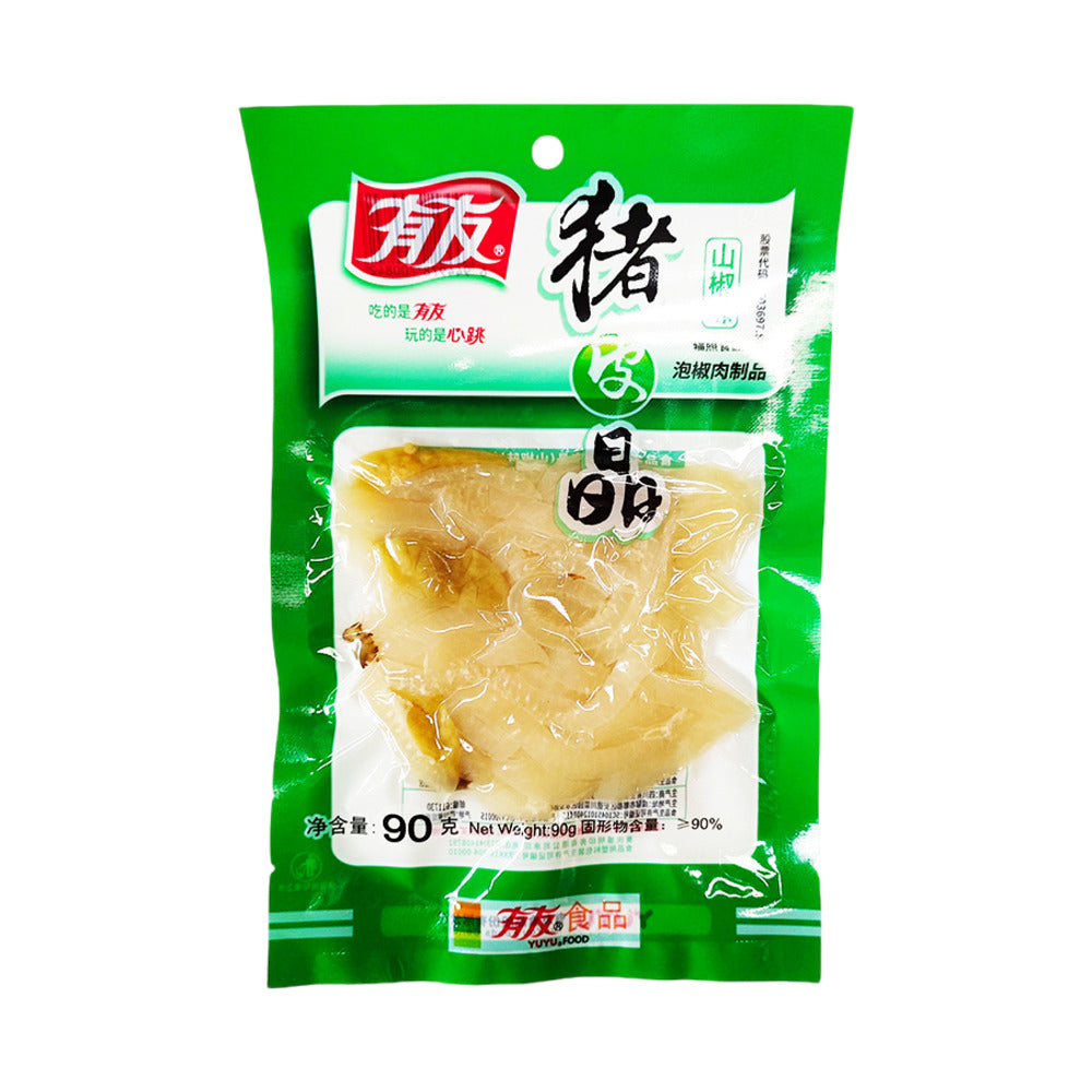 Youyou-Pork-Skin-Jelly-–-Sansho-Pepper-Flavor-90g---Green-Sichuan-Pepper-Pickled-Snack-1