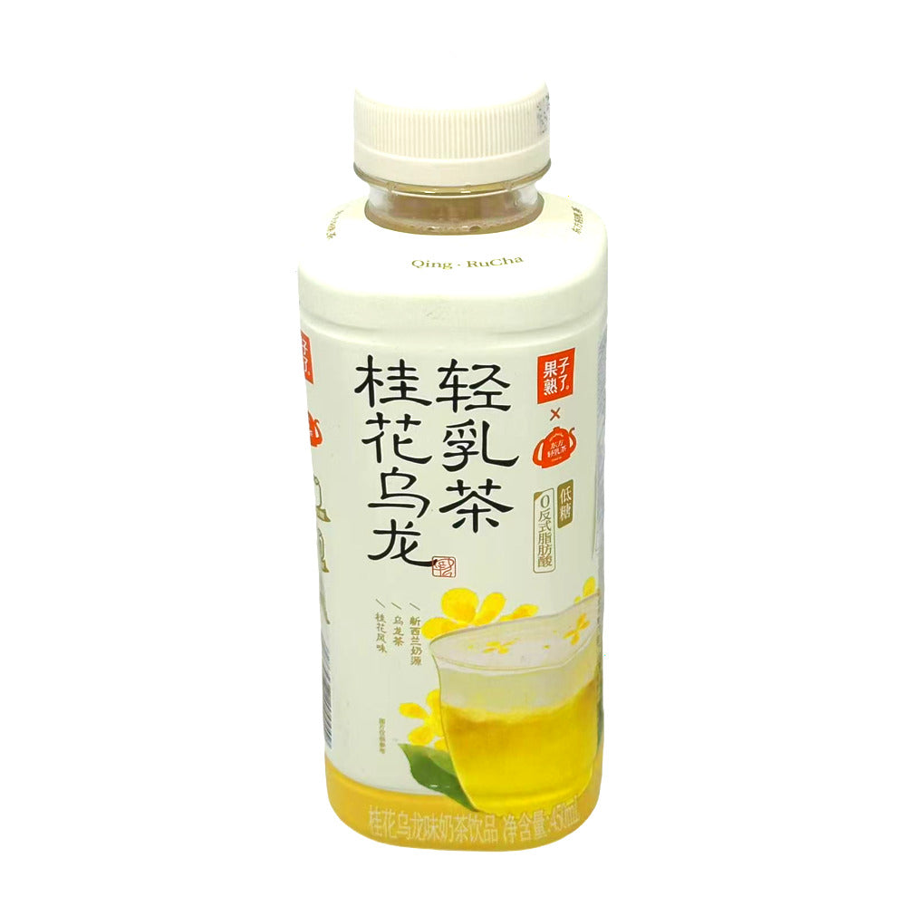 Guozi-Shule-Osmanthus-Oolong-Light-Milk-Tea-450ml---Ready-to-Drink-Bottled-Milk-Tea-1