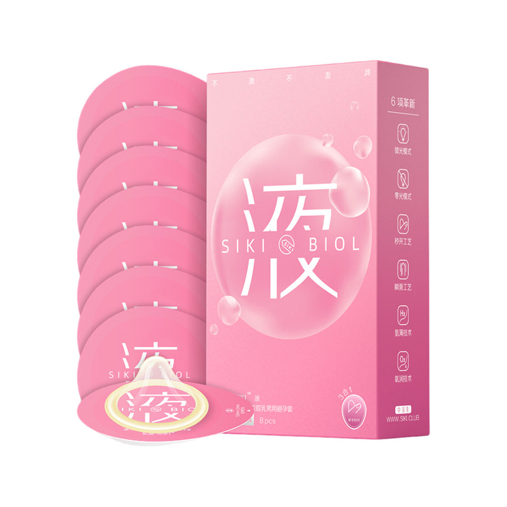 SIKI-BIOL-Liquid-Series-Water-Thin-Condoms-–-8-pcs---Ultra-Thin-Lubricated-Latex-1