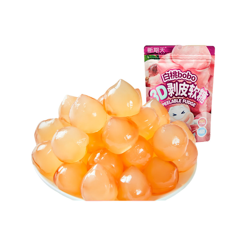 Xinqitian-3D-Peelable-Gummies-–-White-Peach-75g-1