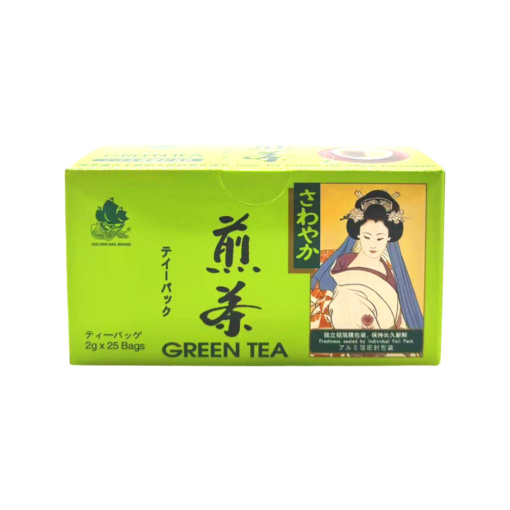 Golden-Sail-Sencha-Green-Tea---25-Bags,-50g--1