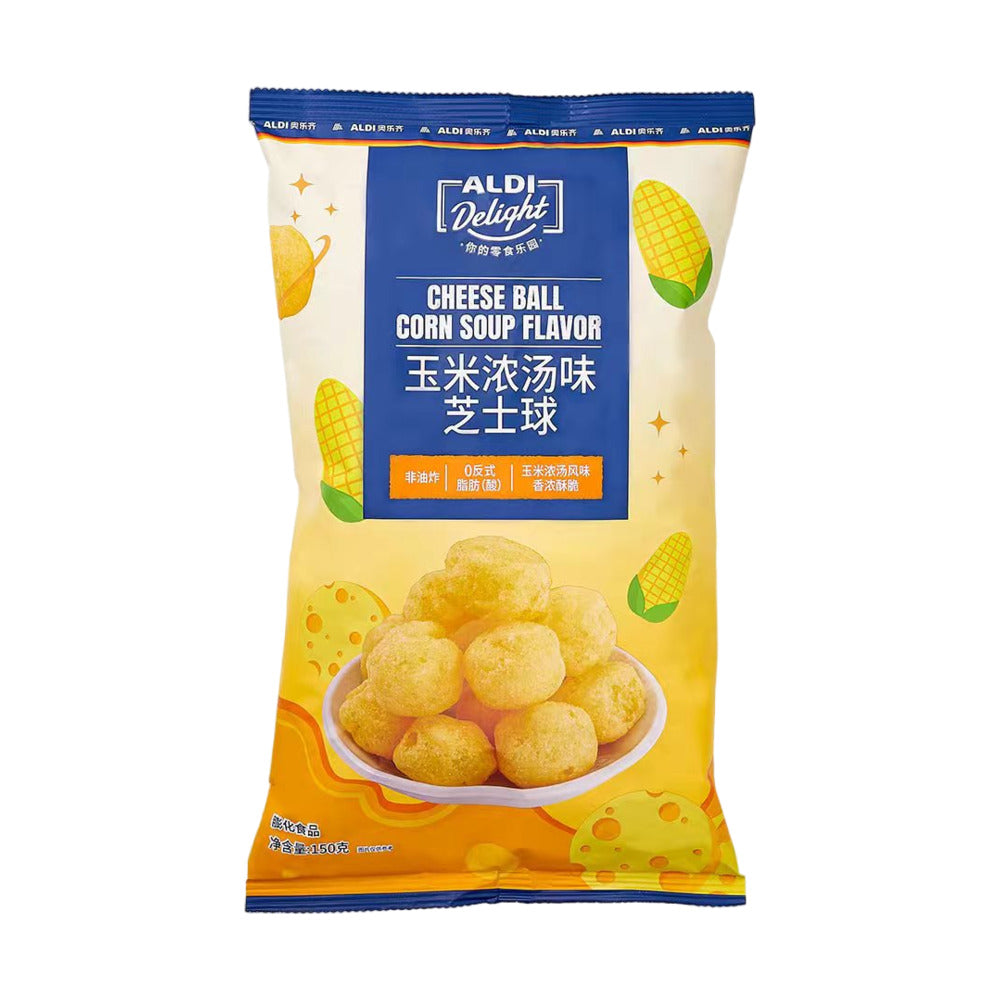 ALDI-Delight-Corn-Soup-Flavor-Cheese-Balls-150g-–-Limited-Import-1