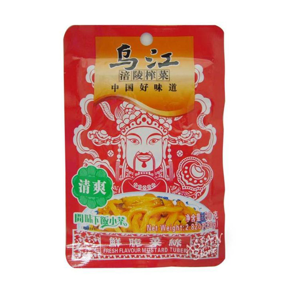Wujiang Pickled Mustard Tubers, Fresh Flavor, 80g x 4-1