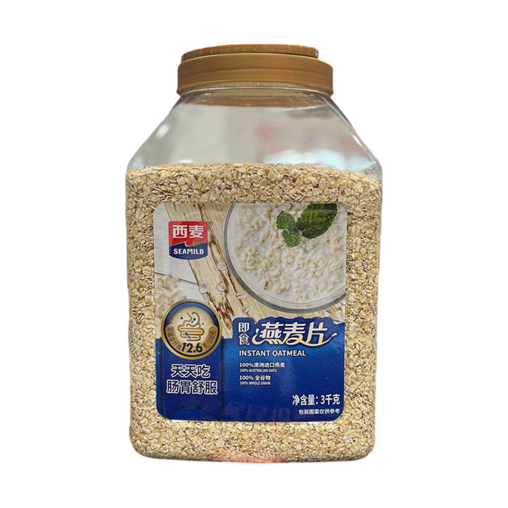 Seamild-100%-Instant-Oatmeal-3kg-–-Limited-Import---Quick-Oats-1