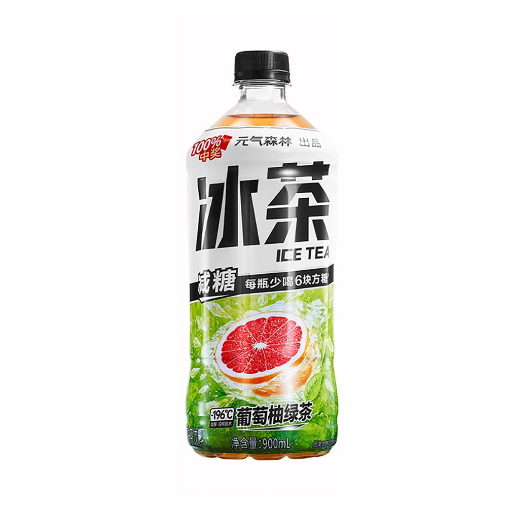 Genki-Forest-Grapefruit-Green-Tea-Ice-Tea-900ml---Pack-of-2-1